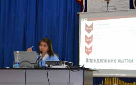 (Рус) Национальный центр прочитал лекцию для курсантов Академии МВД