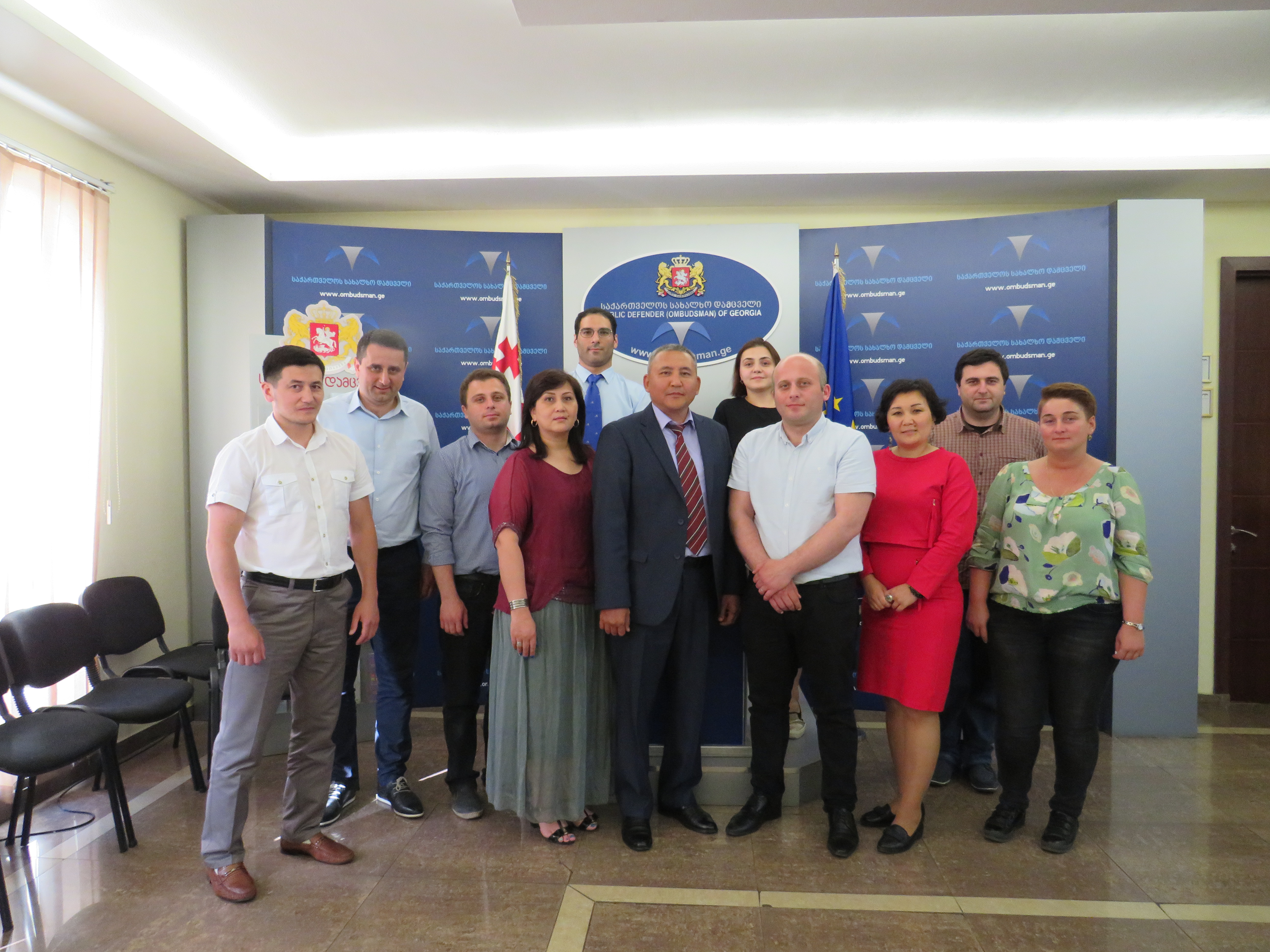 Представители Национального центра изучили работу Народного защитника Грузии
