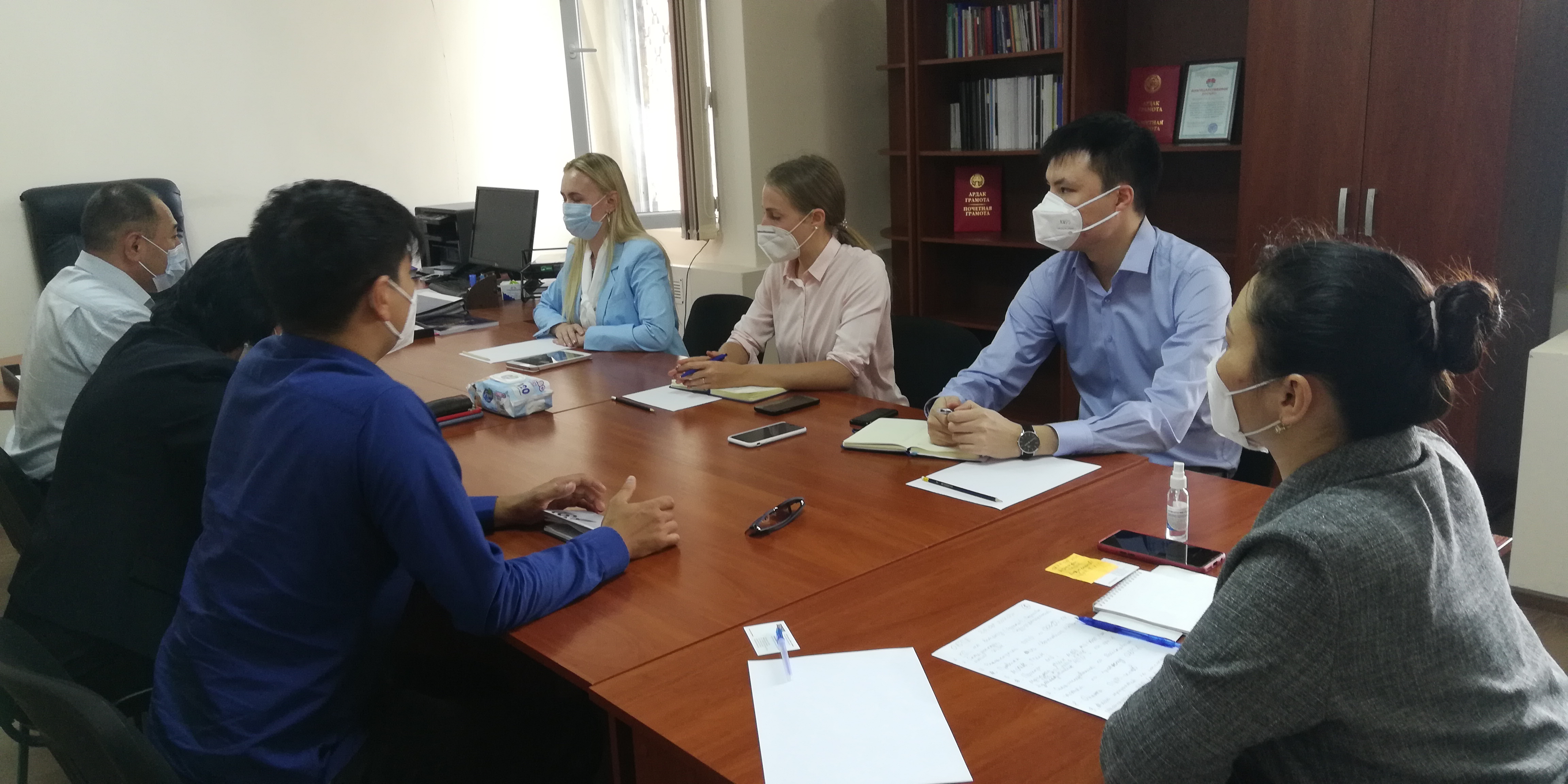 Состоялась встреча руководителей Национального центра с представителями Программного офиса ОБСЕ в Бишкеке.