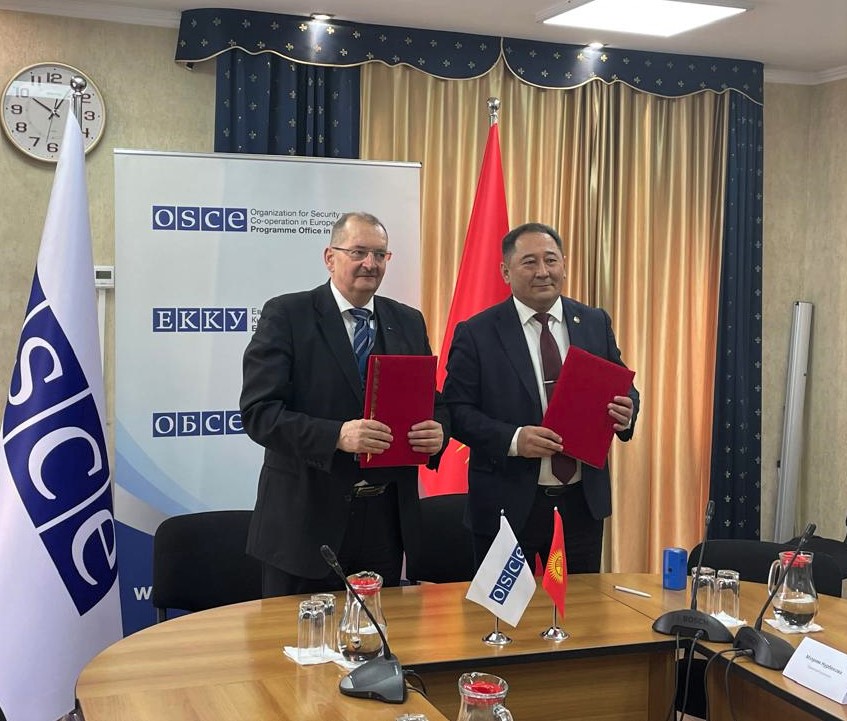 Подписан План мероприятий НЦПП КР с Программным офисом ОБСЕ в Бишкеке на 2024 год